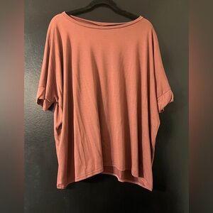 Agnes & Dora Box Tee in Mauve